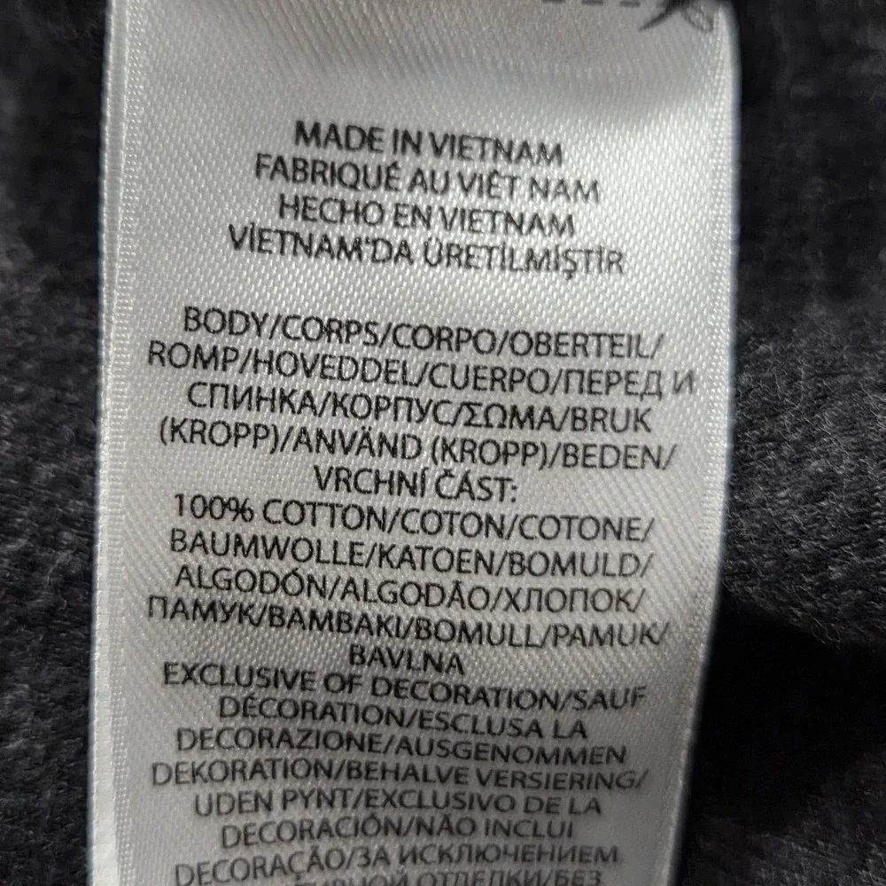 Polo Ralph Lauren 1/4 Zip Pullover Mens 4XB Dark Gray Sweater Long Sleeve Cotton
